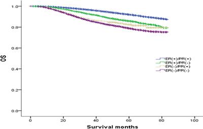 Clinicopathological characteristics and prognostic analysis of breast cancer with a hormone receptor status of ER(-)/PR(+)